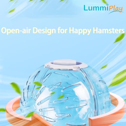 5.9 inch Hamster Ball, Exercise Toys, Running Clear Plastic Balls, Easy to Clean, Portable Cage, for Small and Medium Hamsters,Dwarf Hamster, White Lid - color: White