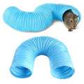 2 Pack Hamster Tunnel Ferrets Fun Tunnels Foldable Exercising Training Tubes Hideout Pipe Toy for Guinea Pigs Chinchillas Gerbils Mouse Rabbit Small Animal Pet Rats