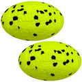 KONG Reflex Ball Dog Toy - Lightweight Durable Bouncy Fetch Toy - High-Bounce, Floats for Water Play (Medium/Large Football 2 Pack) - size: Medium/Large Football 2 Pack