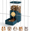 41 oz Hanging Gravity Feeder for Small Animal Cages Rabbit & Guinea Pig - color: Dark Blue