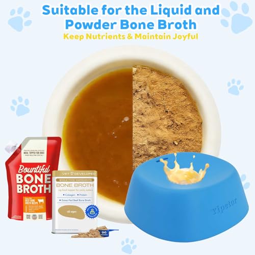 Yipetor Dog Lick Bowl, Rolled Ball-in Slow Feeder Enrichment Puzzle Toys - color: blue