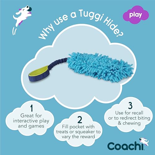 Coachi Tuggi Hide - Interactive Dog Toy for Tug of War & Play - style: Tuggi Hide