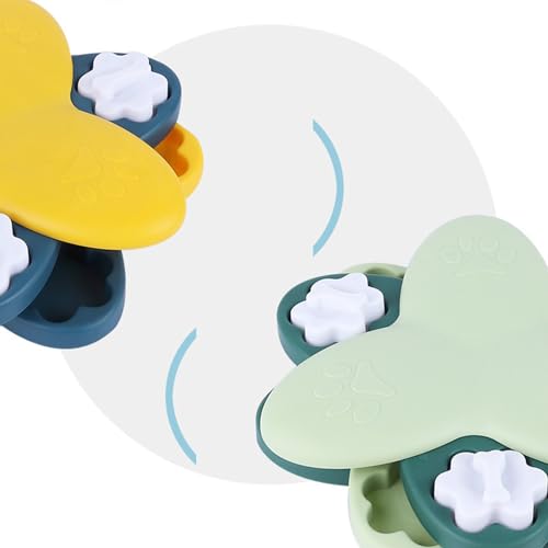 Slow Feeder Bowl,Rotating Dog Food Dispenser,Intelligence Training for Dogs, Dog Puzzle Toys,Suitable for for Small/Medium/Large Dogs, Regulates Eating Speed, Prevents Overeating. - size: 9.65"*9.65"*2.55"