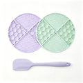2 Pack Dog Cat Lick Mat, BPA Free Silicone Honeycomb Suction Cups