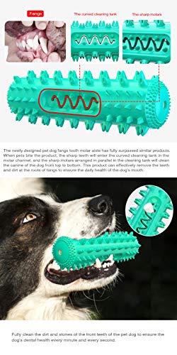 Dog Chew Toys for Aggressive Chewers, Dog Toothbrush Care Cleaning Stick, Puppy Toothing Chew Toy for Small Middle Dog (Lakes Blue) - color: lakes blue