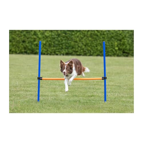 TRIXIE Dog Agility Hurdle with Height Adjustable Crossbar