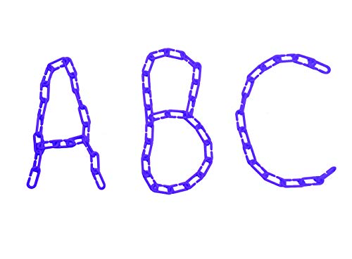 200Pcs Blue C-Clips Plastic Chain Links for Birds & Small Pets - color: Blue, size: 200Pcs