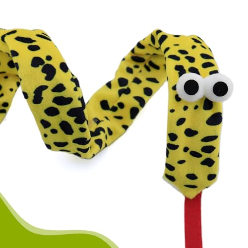 Interactive Cat Toy Wand with Catnip Mouse, Cat Teaser Wand Rainbow String for Bored Indoor Adult Cats and Kittens (3 Pack Snake) - size: 3 Pack Snake