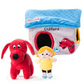 Plush Squeaky Dog Toy – Soft Crinkle Dog Toy with Squeaker for Small Dogs and Puppies –Puppy Plush Chew Toys, Cute Toys for for Puppies with Squeaker (Cozy House)