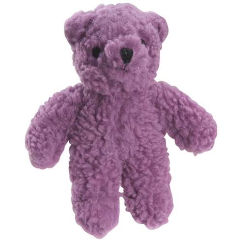 Zanies Berber Bear Dog Toys, Red - color: Cranberry