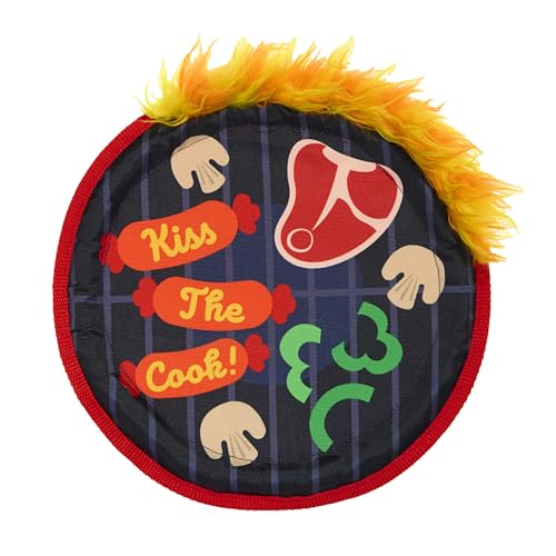 BarkBox Bark-B-Q Flying Disc Dog Toy - for Dogs - color: Bark-B-Q