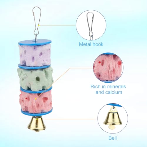 Wontee Bird Calcium Chew Grinding Treats Toy for Parakeet, 1 Pack - size: C (1 Pack)