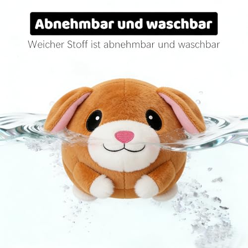 Interactive Dog Toys,Active Moving Pet Plush Toy with Recording and Music Modes, Jumping Squeaky Song shaking Interactive Dog Ball, Rechargeable Dog Toys to Keep Them Busy,Animal Plush Pet Toy (Dog) - color: Dog