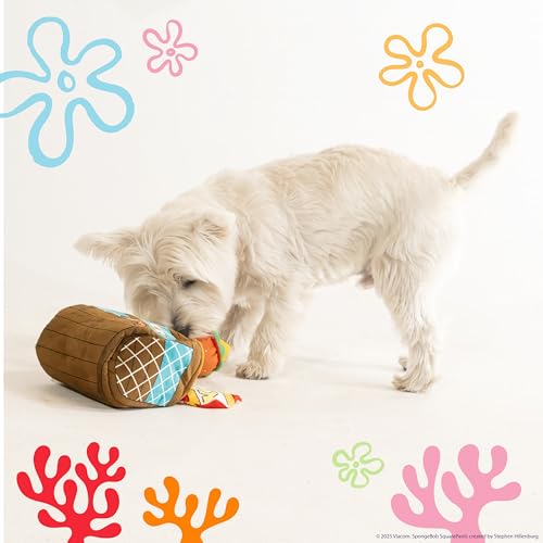 SpongeBob SquarePants Plush Dog Toys, Nesting Toy Krusty Krab Set, 3-Pack - style: Nesting Krusty Krab