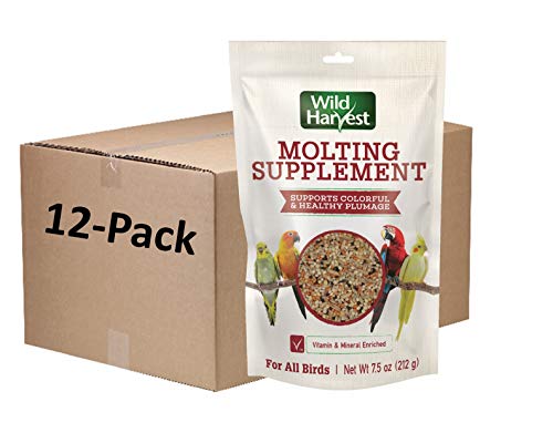 Wild Harvest Molting Supplement for Birds, 7.5 oz (12 Pack) - size: 90-ounce