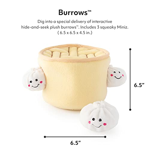 ZippyPaws Burrow Interactive Dog & Puppy Toys for Boredom - Soup Dumplings - style: Soup Dumplings