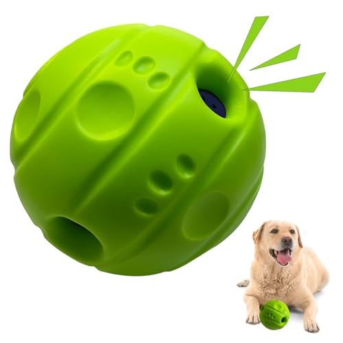 Dog Toys Ball, Interactive, XL, 5.51 in (14 cm) - color: No Paint, size: XL 5.51 in (14 cm)