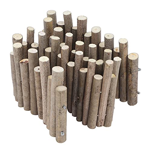 Small Animal Wooden Fence Flexible 30cm Bendable Barrier