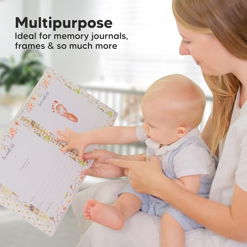 4pk Inkless Baby Hand and Footprint Kit, Mess Free Ink Pads (Candy, L) - color: Candy, size: 4-Pack, Large 3.1” x 4.9”