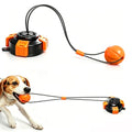 Fuufome Suction Cup Dog Toys for Medium Large Aggressive Chewers - color: Orange