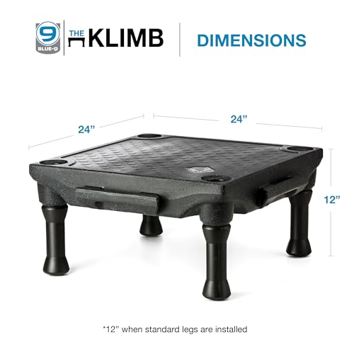 Blue-9 KLIMB® Dog Training Platform, Durable Portable, Made in USA, Purple - color: Purple