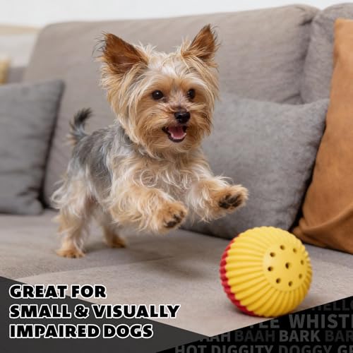 Pet Qwerks Animal Sounds Babble Ball - Interactive Chew Dog Toy - Large - size: Large, style: Animal Sounds Babble