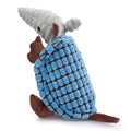 Hollypet Armadillo Squeaky Puppy Dog Toys for Small Medium Dogs, 8" - color: Sea Foam, size: 8 IN