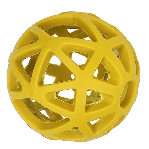 Asixxsix Hollow Dog Ball, Rubber Dog Toy Puzzle Ball Bite Dog Hollow Ball Toy Fun Interactive Chewing Pet Toy Ball, Lightweight and Portable Pet Toy for Dogs Cats Pets (L) - size: L
