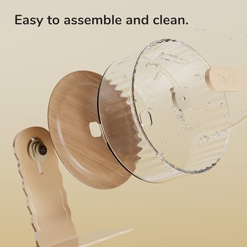 Super‑Silent Hamster Exercise Wheel – 8.66‑inch Quiet Running Spinner - color: Warm Brown, size: 8.7inch