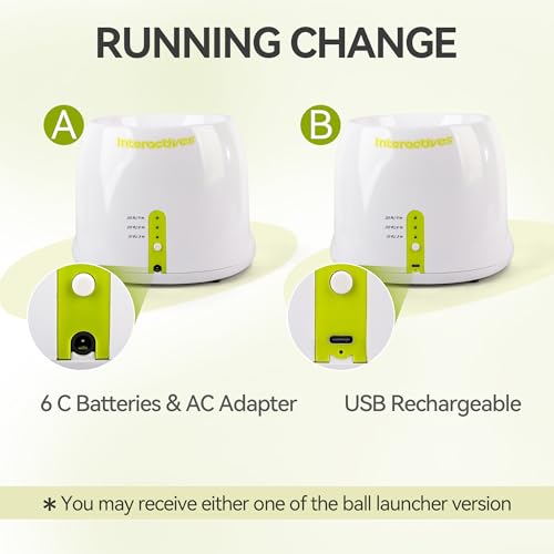 ALL FOR PAWS Automatic Dog Ball Launcher, Interactive Fetch Toy for Small to Medium Dogs, Pet Thrower Machine for Indoor & Outdoor Play, 3 Pcs 2-Inch Balls Included - size: 2-inch ball launcher
