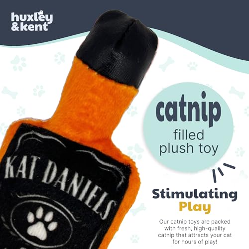 Huxley & Kent Plush Crinkle Catnip Cat Toy, Kat Daniels Whiskey - style: Kat Daniels Whiskey