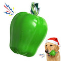 Tough Dog Chew Toys Indestructible Squeaky Toys for Aggressive Chewers Outdoor Swimming Interactive Tough Chew Toys for Medium and Large Dogs - color: Green Apple