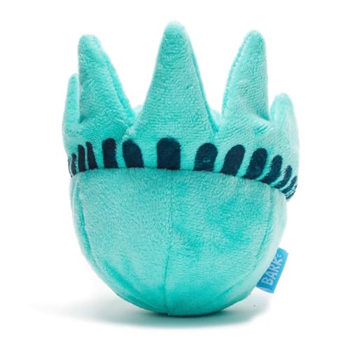 BarkBox Lady Liberty Ball 2-in-1 Interactive Plush Dog Toy - color: Liberty Ball