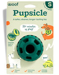 WOOF Pupsicle Interactive Dog Ball Toy for Dogs Small 10-25 lbs - Green - color: Green, size: Small