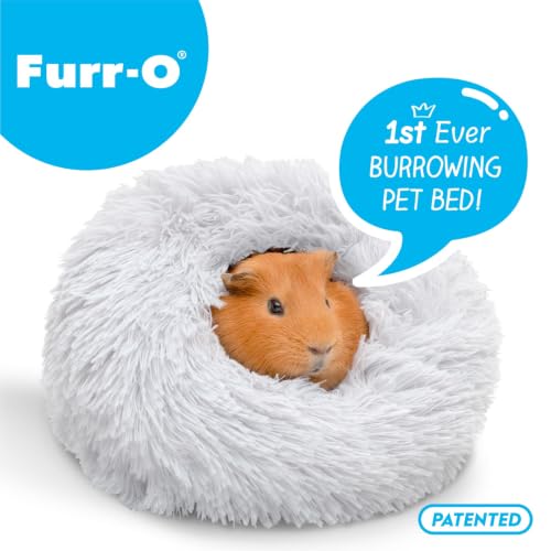 Paw Inspired Furr-O Burrowing Pet Bed Enrichment, Removable Base, Blue - color: Blue