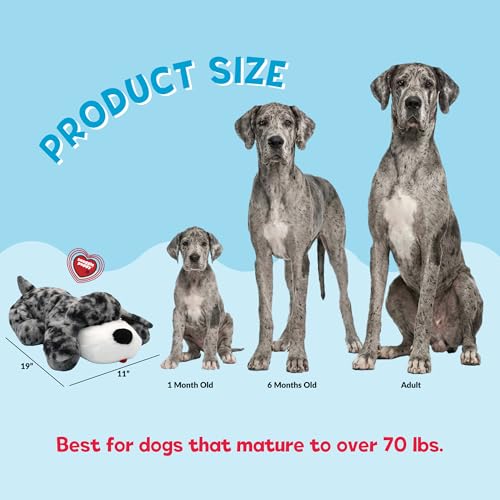 Snuggle Puppy Heartbeat Toy (Large), Breed Buddies Great Dane - color: Large Breed Great Dane