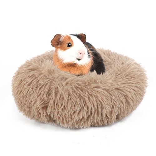 Bunny Bed Rabbit Hideout for Guinea Pig - color: Brown, size: XXXS (11.8" X11.8")