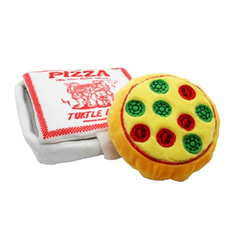 Teenage Mutant Ninja Turtles, Plush Nesting Toys for Dogs, Turtle Shell - style: Pizza