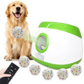 MEKAPLE Automatic Dog Ball Launcher, Upgraded Interactive Dog Balls Thrower with 3 Distance 29Ft-79Ft, Remote Control Ball Launcher for Medium & Large Dogs, 5 Etpu Balls Included (Lime Green) - color: Lime Green