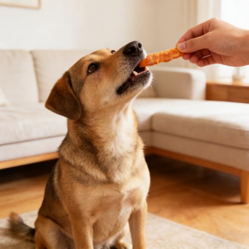 Jungle Calling Chicken & Sweet Potato Dog Treats, Fiber-Rich Chews, 1.33 lb - size: 1.32 Pound (Pack of 1)