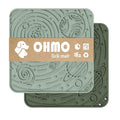 OHMO Large Lick Mat for Dogs&Cats, Space Pattern, 2pcs, Camo&Sage Green - color: Camo Green&Light Green, size: 7.9"L x 7.9"W