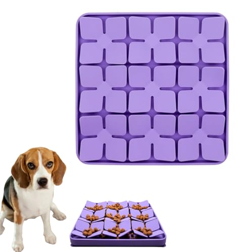 Snuffle Mat for Dogs, Enrichment Feeding Boredom Relief(Purple) - color: Purple