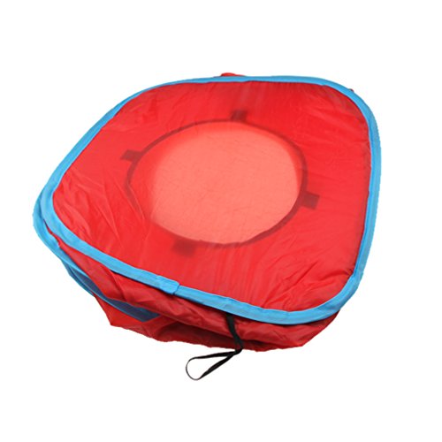 emours Cat Play Cube Collapsible Tunnel Cat House Toys,with 4 Balls, Red (Pack of 2) - size: Medium (Pack of 2)