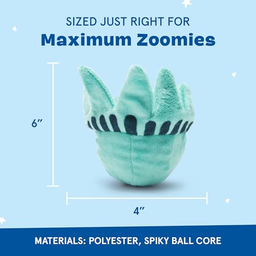 BarkBox Lady Liberty Ball 2-in-1 Interactive Plush Dog Toy - color: Liberty Ball