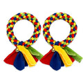 Dewonch Dog Fleece Rope Teaser Toy as Replacement to Chase and Tug (C-2PCS) - style: C-2PCS