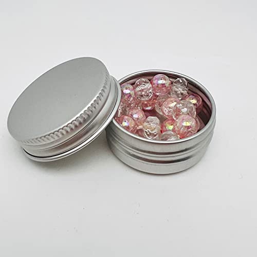 20 Pack 0.5 oz Aluminum Tin Jar with Screw Lid