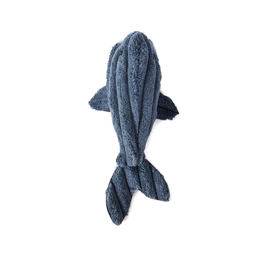 Hepper Whale Plush Toy - Durable Quiet Cat Toy for Indoor Cats