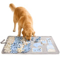 Snuffle Mat for Dogs: Slow Food Interactive Experience - color: Grey, size: Medium 22x38 inch