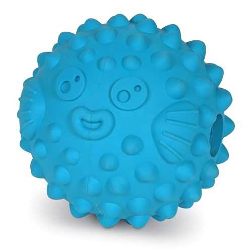 Brightkins Tough & Tumble Treat Dispenser Large Pufferfish - size: Large