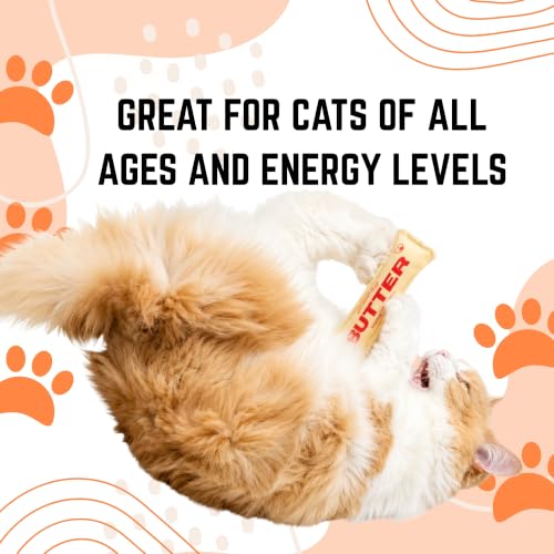 Plum Hill Butter Catnip Toy for Cats - Pack of 2